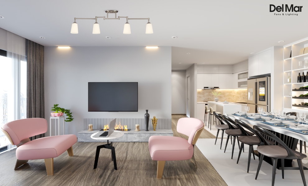 Generation Lighting Track in Living Area