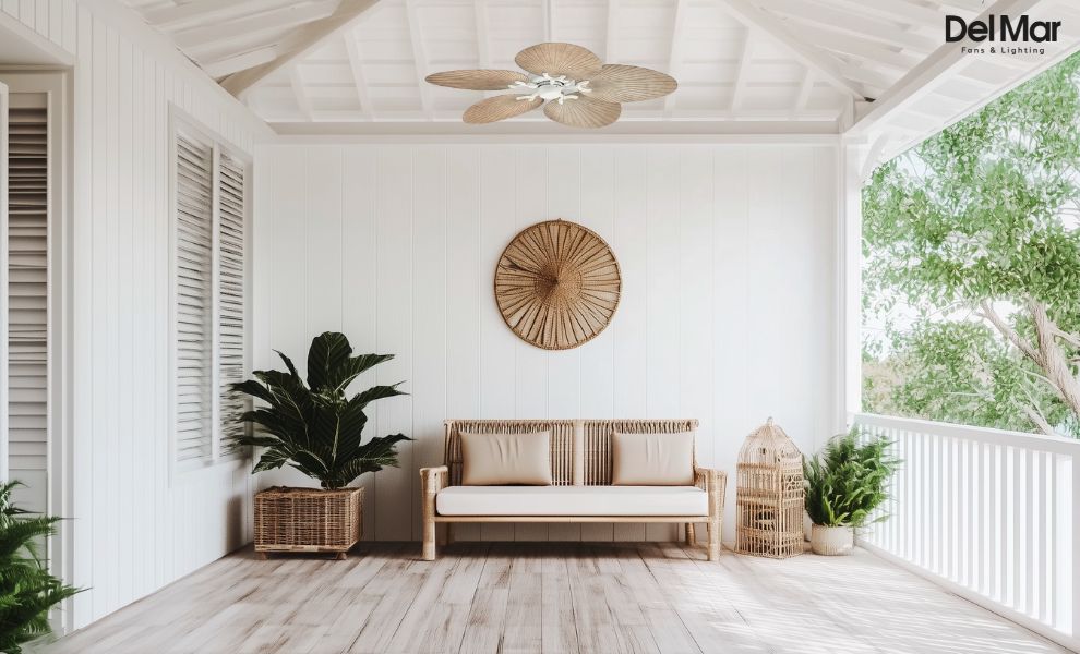 Hinkley Tropic Air Outdoor Ceiling Fan in Outdoor Area