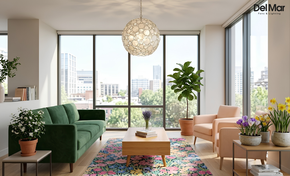 spring style chandelier