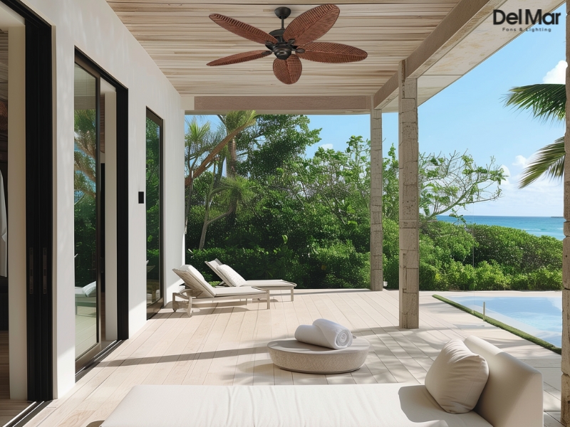 Generation Lighting 5CU52RB, Cruise Roman Bronze 52" Outdoor Ceiling Fan