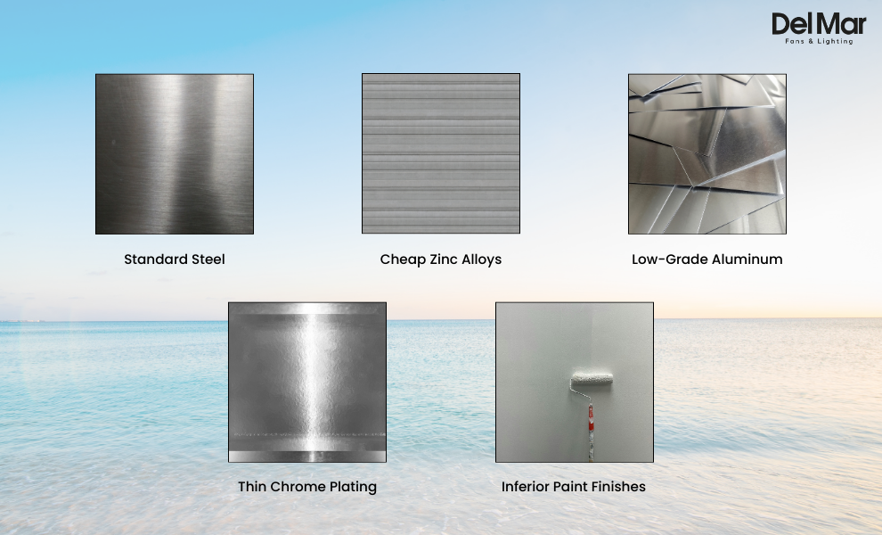 Materials to Avoid Near the Coast