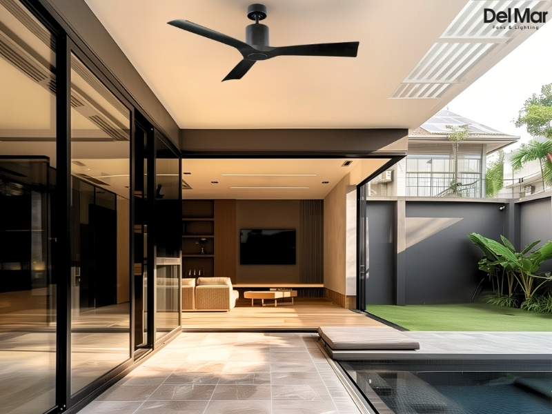 Modern Forms FR-W1811-54-MB Aviator 54" Outdoor Ceiling Fan