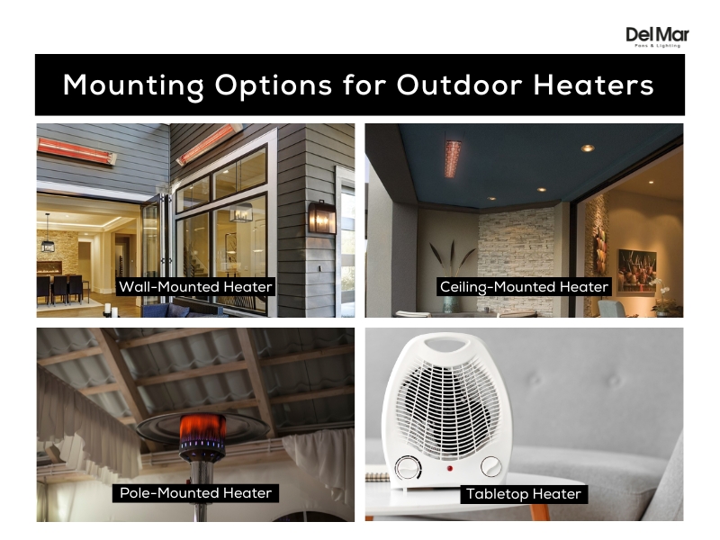   Mounting Options for Outdoor Heaters