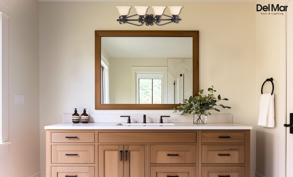 Maxim Manor Vanity Light in Vanity Area