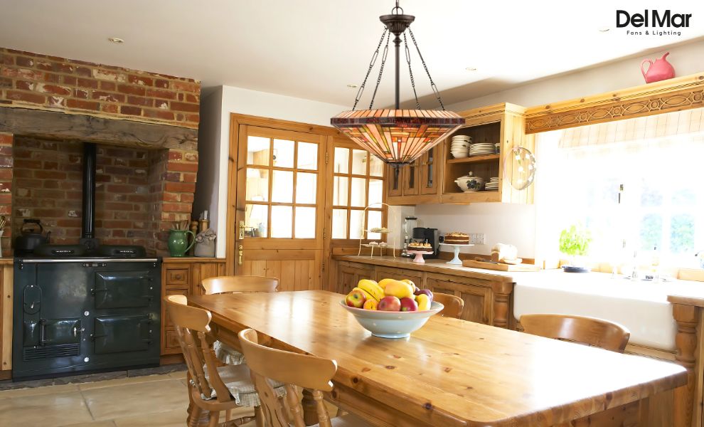 Quoizel Stephen Bowl Pendant in Kitchen Area