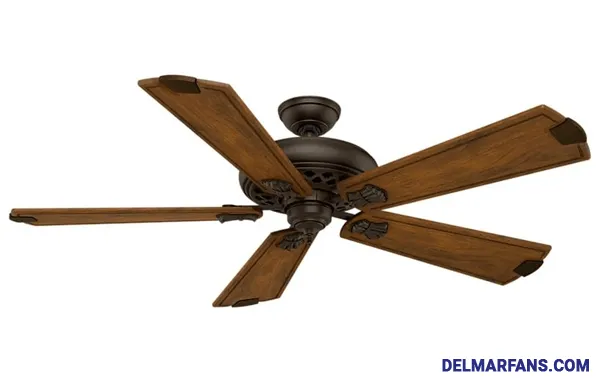 Pictured is a Fellini ceiling fan by Casablanca