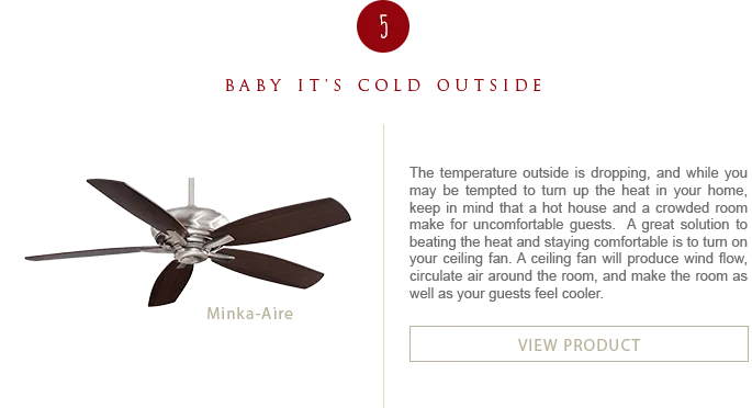 Minka Aire Baby Its Cold Outside Product Info