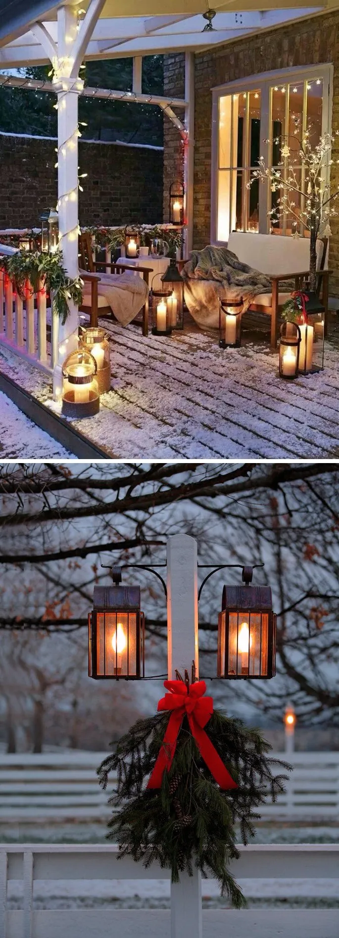 Cute Post Lights To Keep Your Yard Festive During The Holidays