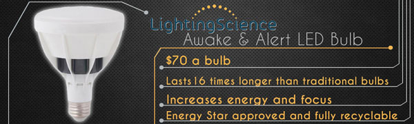Lighting Science Awake And Alert Light Bulb Information