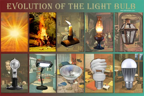 The Evolution Of The Light Bulb From The Sun To LED's