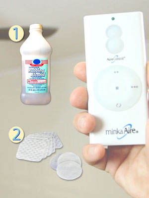 Best Materials To Clean A Dirty Ceiling Fan Remote