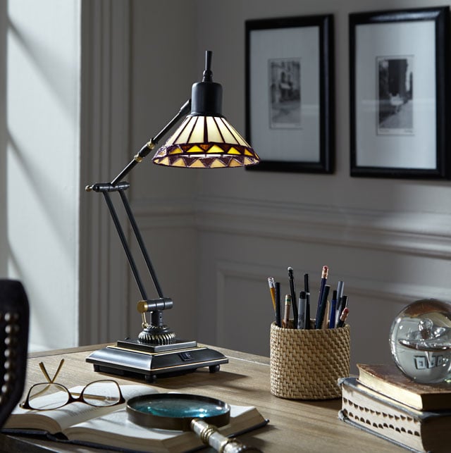 Desk Top Accent Lighting With Swing Arm And Floor Lamps Too