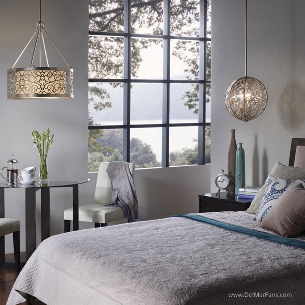 Setting Ambience Using Pendant Lights In The Bedroom