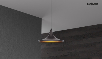 Dainolite HKI-141P-BK Helsinki Pendant