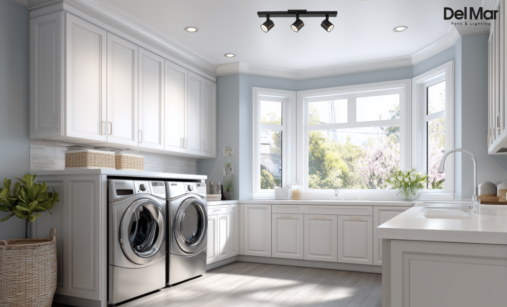 tracck lights for laundry rooms